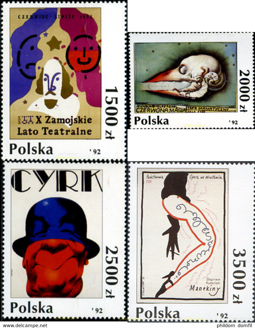 168877 MNH POLONIA 1992 PINTURA - Ohne Zuordnung