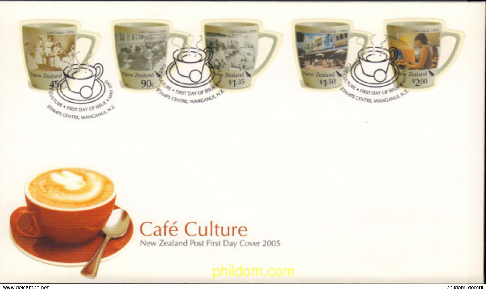 370066 MNH NUEVA ZELANDA 2005 EL CAFE - Abarten Und Kuriositäten