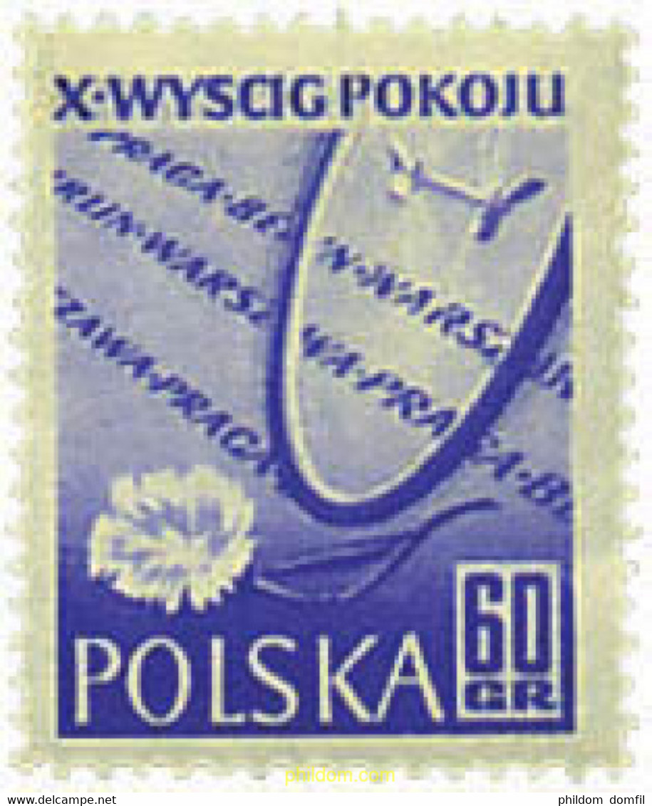 266977 MNH POLONIA 1957 10 VUELTA CICLISTA DE LA PAZ - Unclassified