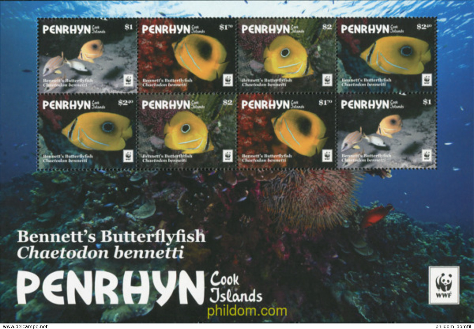 592894 MNH PENRHYN 2017 WWF - Penrhyn