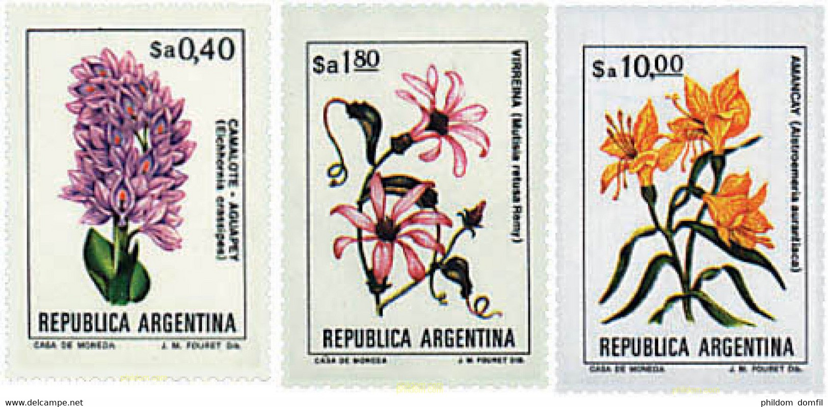 79553 MNH ARGENTINA 1983 FLORES - Gebruikt