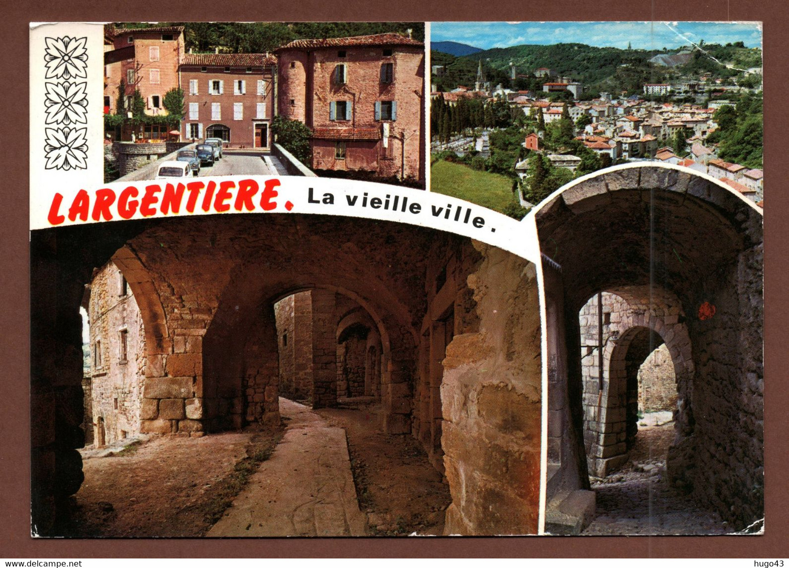 (RECTO / VERSO) L' ARGENTIERE - N° 71101 - LA VIEILLE VILLE - MULTIVUES - CPM GF - Largentiere