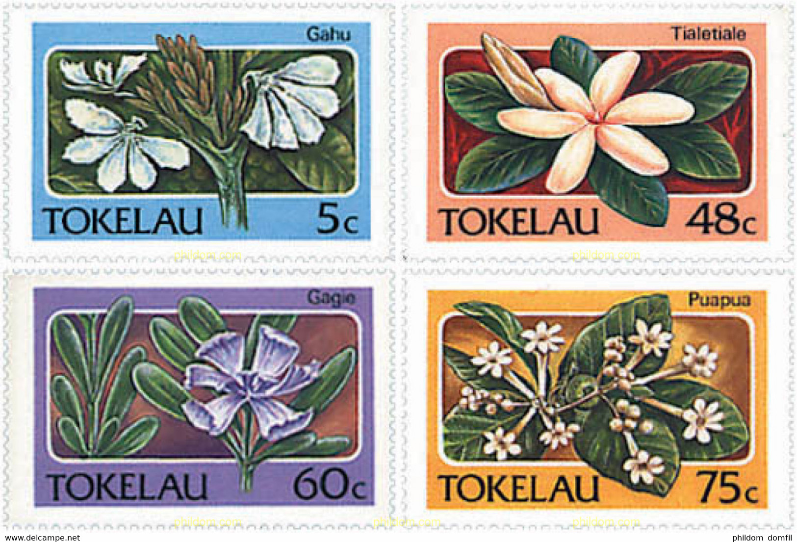 293095 MNH TOKELAU 1987 FLORA - Tokelau