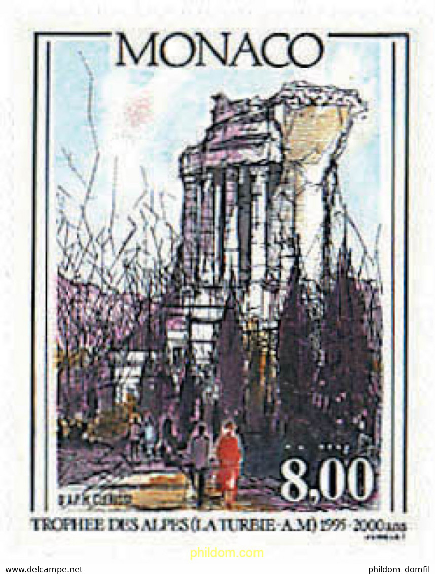 34848 MNH MONACO 1995 BIMILENARIO DE LA EDIFICACION DEL MONUMENTO A AUGUSTO EN LA TURBIA - Other & Unclassified