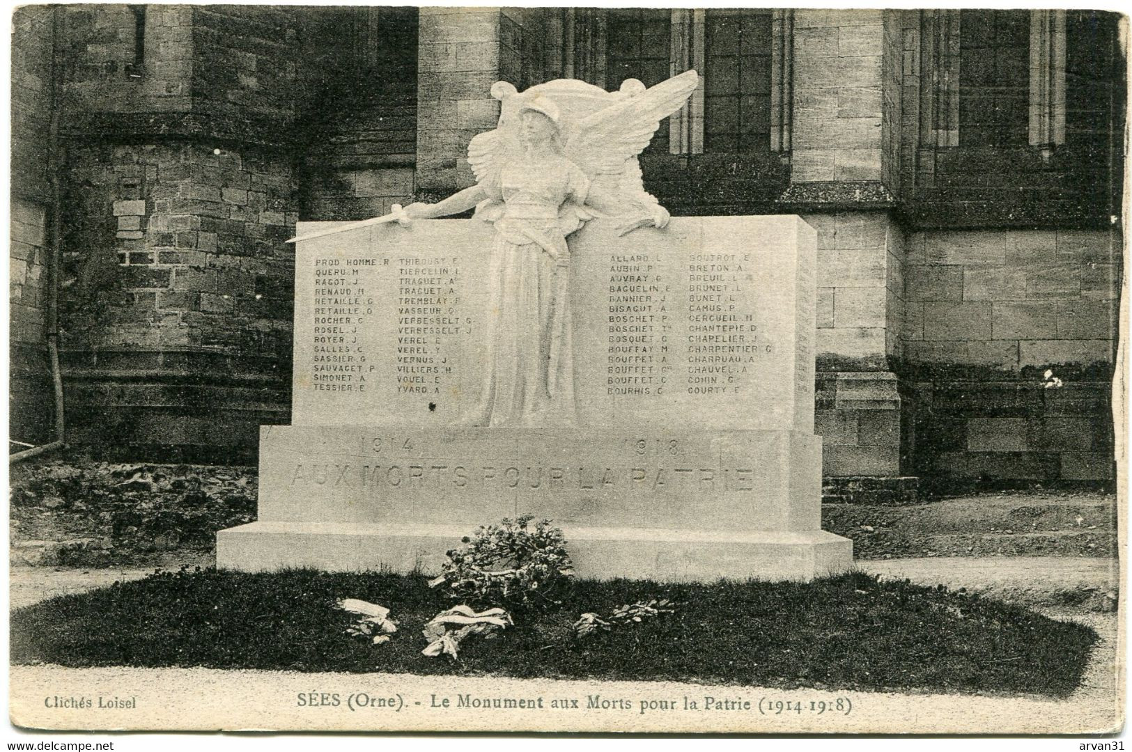 SEES (ORNE) - LE MONUMENT Aux MORTS Pour La PATRIE - 1914  1918  -- - Monuments Aux Morts