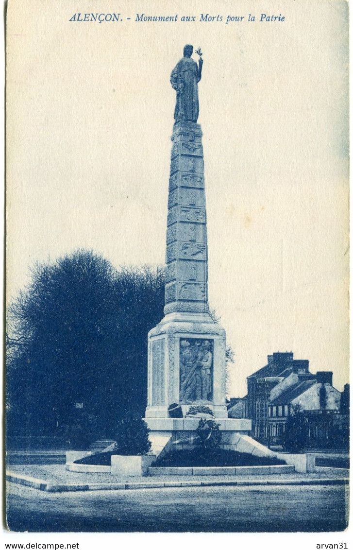 ALENCON  (ORNE)  - LE MONUMENT Aux MORTS Pour La PATRIE  - - Kriegerdenkmal