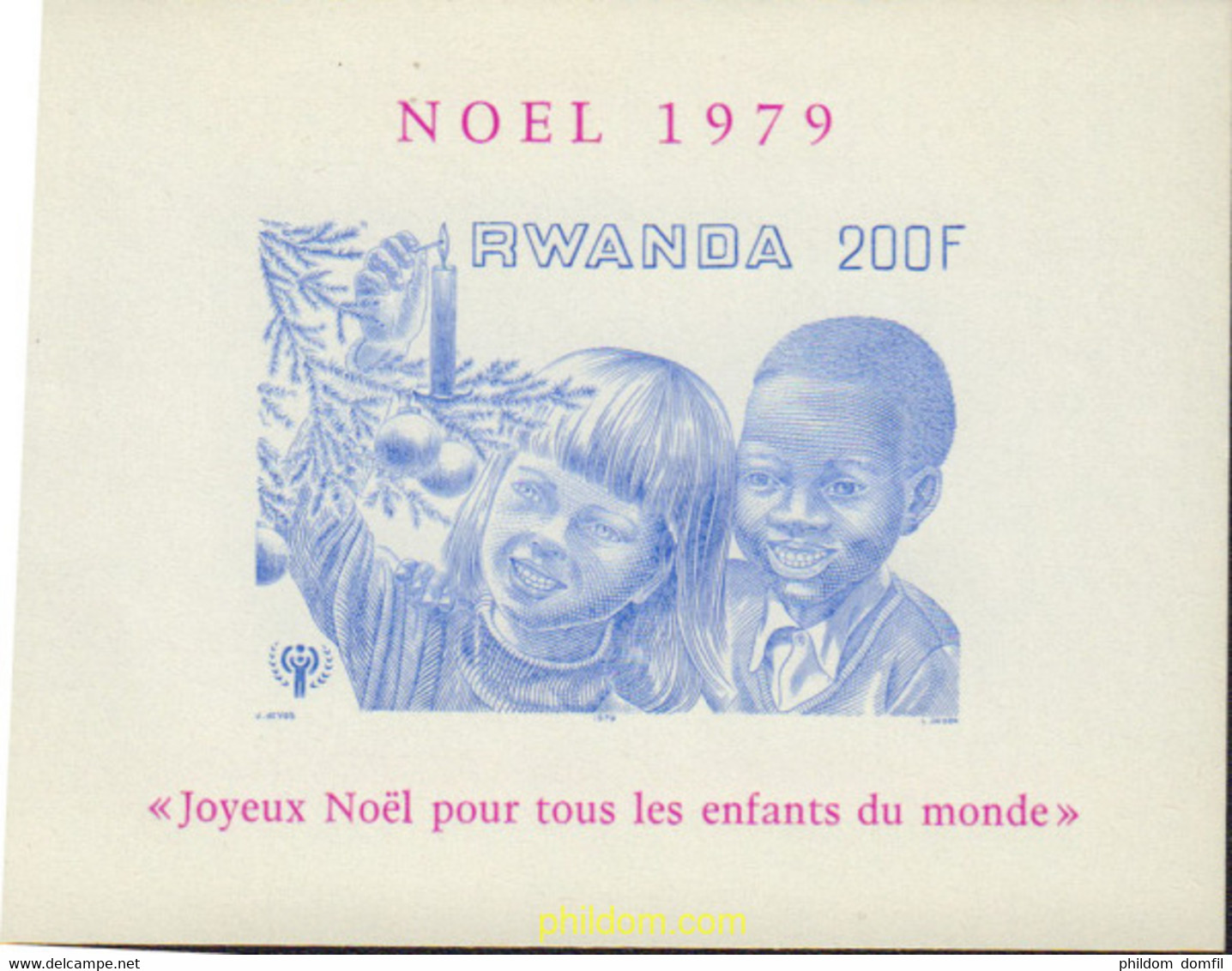 370062 MNH RUANDA 1979 NAVIDAD - 1970-1979