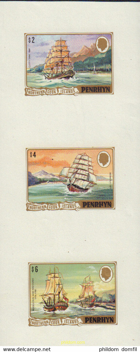 368411 MNH PENRHYN 1981 BARCOS - Penrhyn