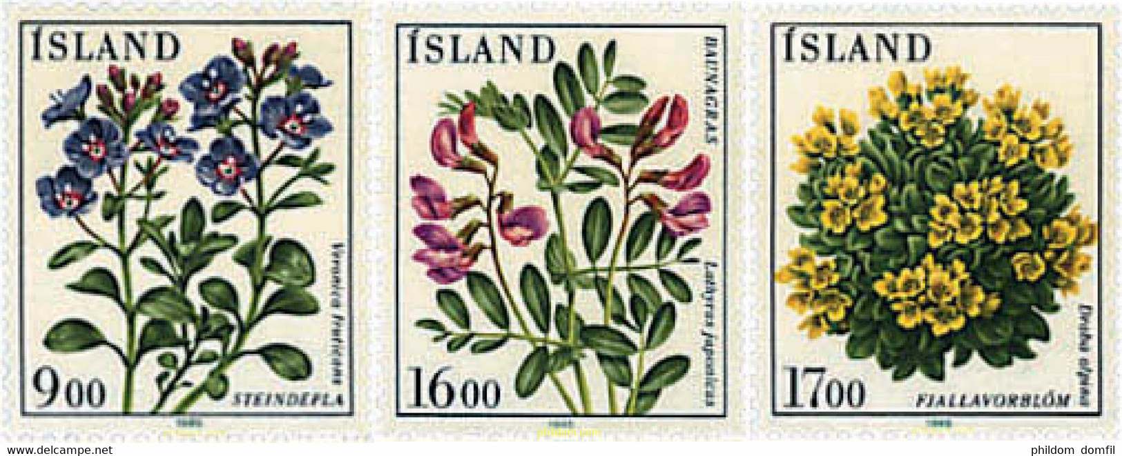 300411 MNH ISLANDIA 1985 FLORA DE ISLANDIA - Collezioni & Lotti