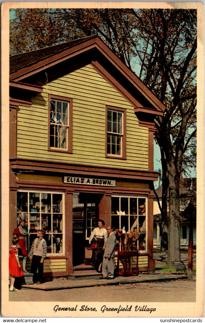 Michigan Dearborn Grenfield Village Waterford General Store 1963 - Dearborn