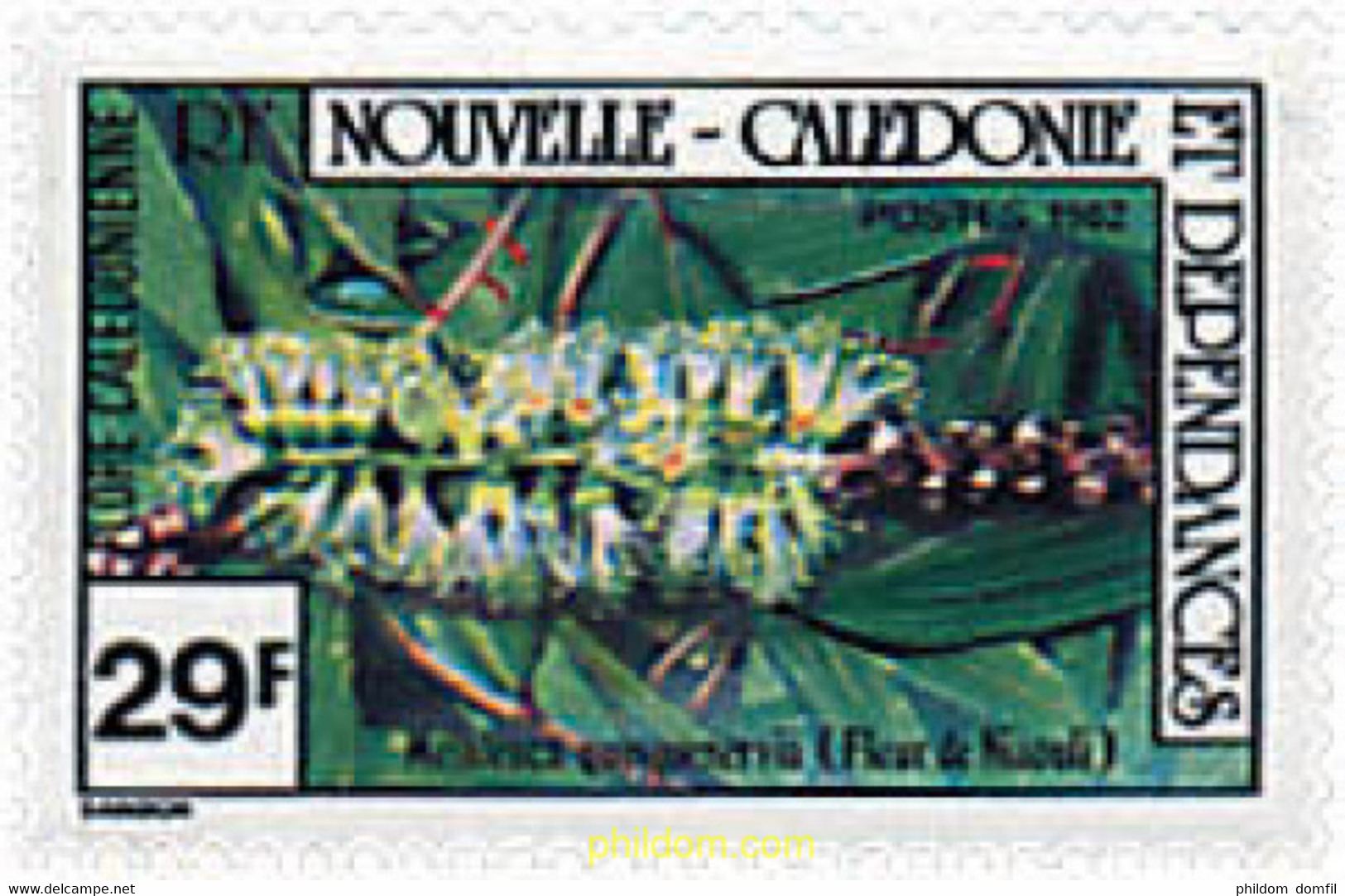 300740 MNH NUEVA CALEDONIA 1982 FLORA DE NUEVA CALEDONIA - Gebruikt