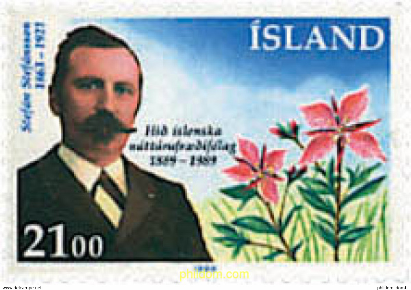 294661 MNH ISLANDIA 1989 CENTENARIO DE LA SOCIEDAD ISLANDESA DE HISTORIA NATURAL - Lots & Serien