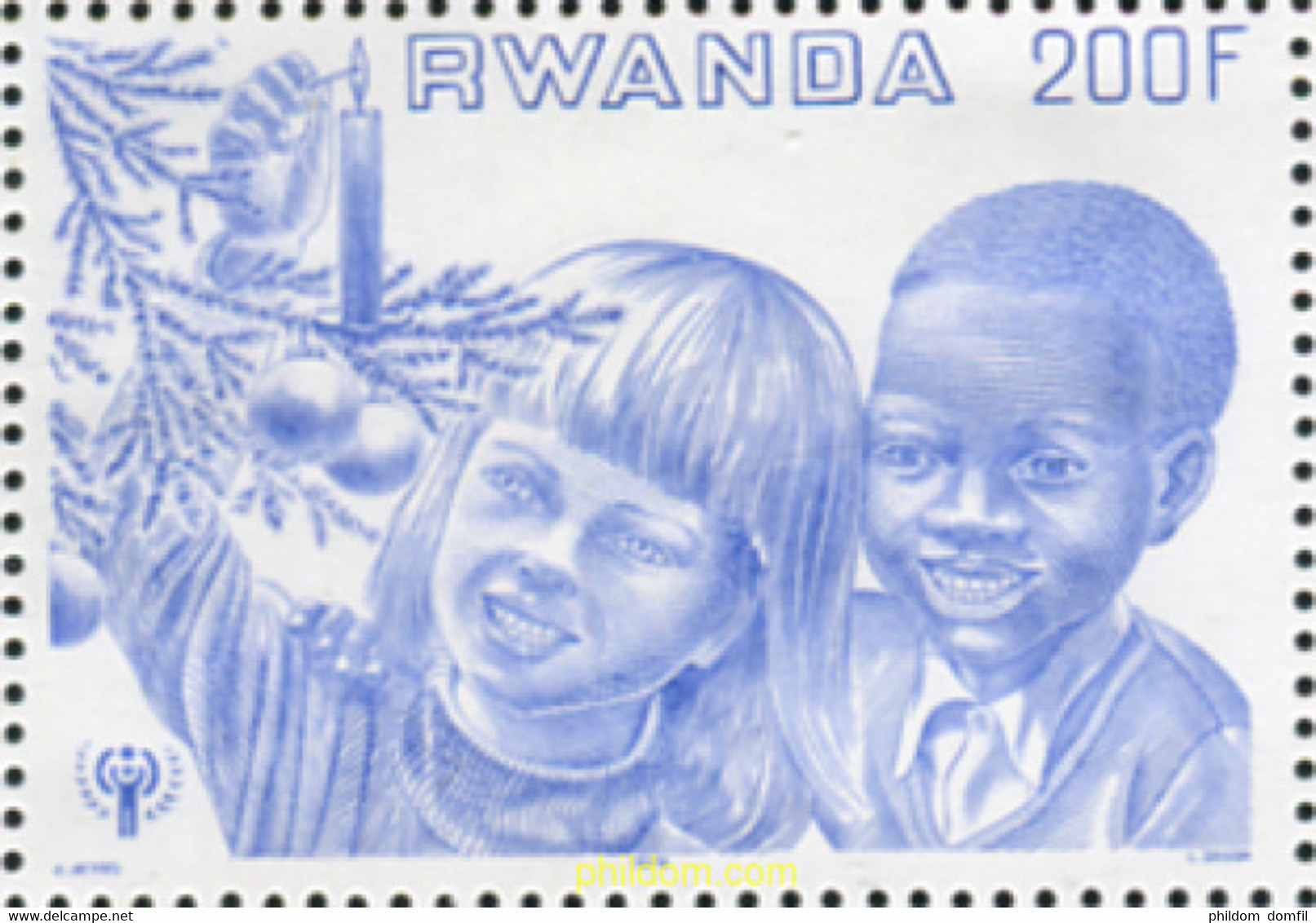 355526 MNH RUANDA 1979 NAVIDAD - 1970-1979