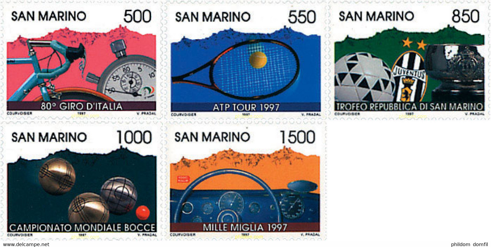 618099 MNH SAN MARINO 1997 DEPORTES - Used Stamps