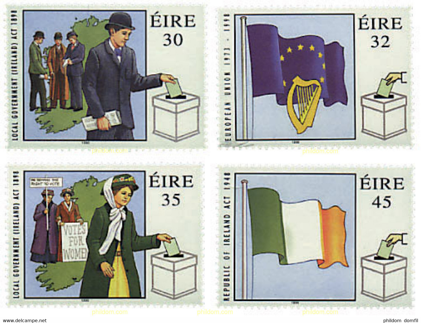 35367 MNH IRLANDA 1998 ANIVERSARIO DE LA DEMOCRACIA - Collections, Lots & Séries