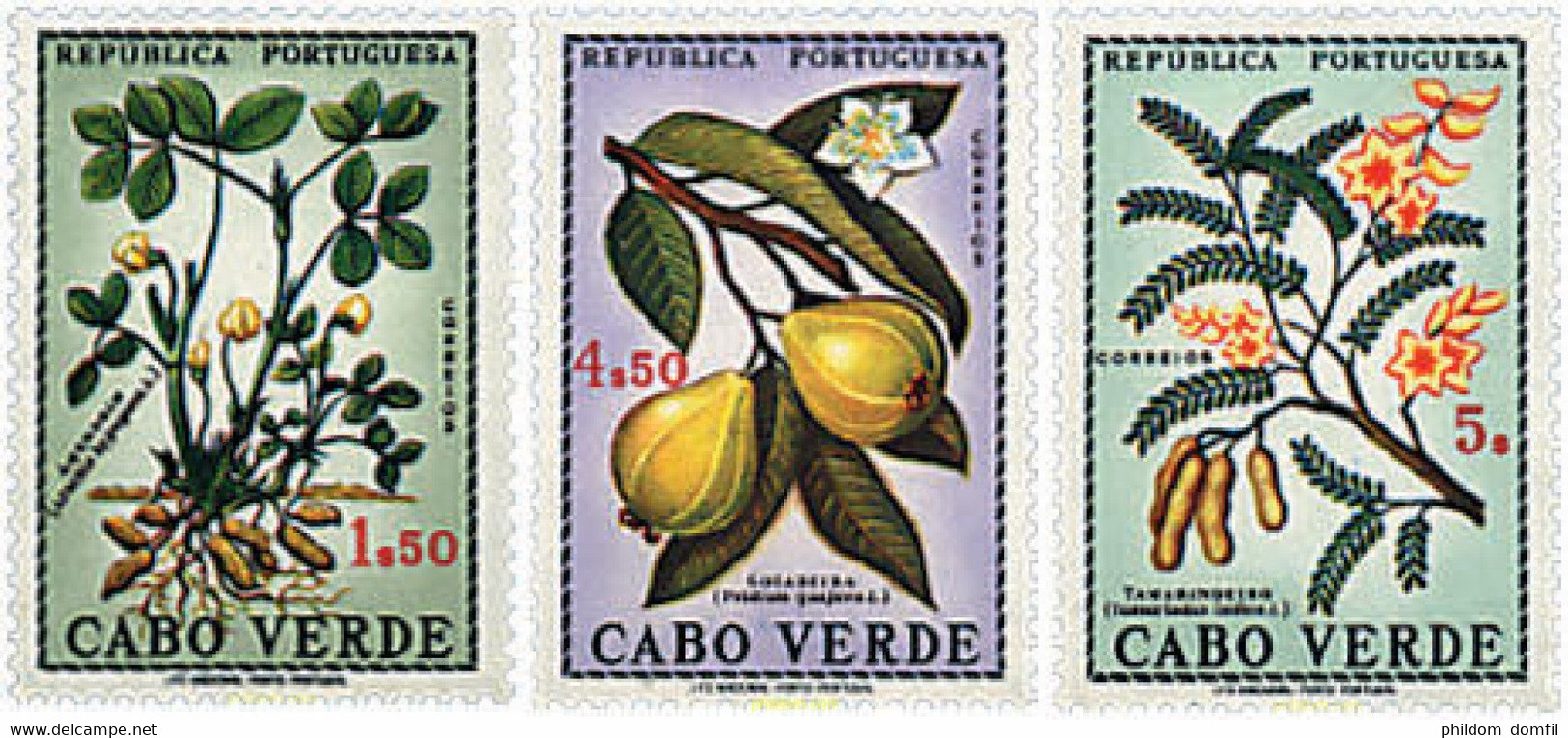 288503 MNH CABO VERDE 1968 PUERTO Y PRODUCTOS LOCALES - Cap Vert