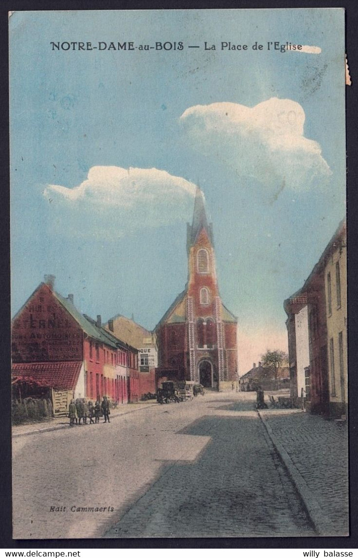 +++ CPA - NOTRE DAME AU BOIS - JEZUS EIK - Place De L"Eglise - Carte Animée En Couleur // - Overijse