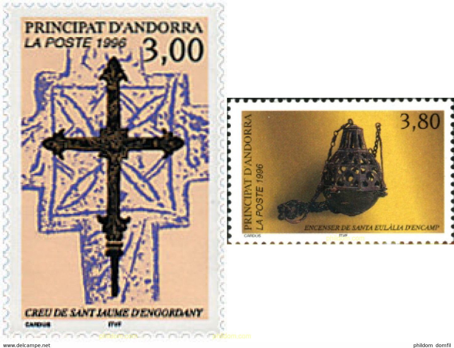 46124 MNH ANDORRA. Admón Francesa 1996 RELIGION - Verzamelingen
