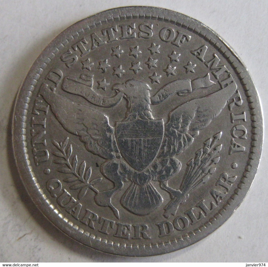 Etats-Unis . Quarter Dollar 1895 . Barber , En Argent - 1892-1916: Barber