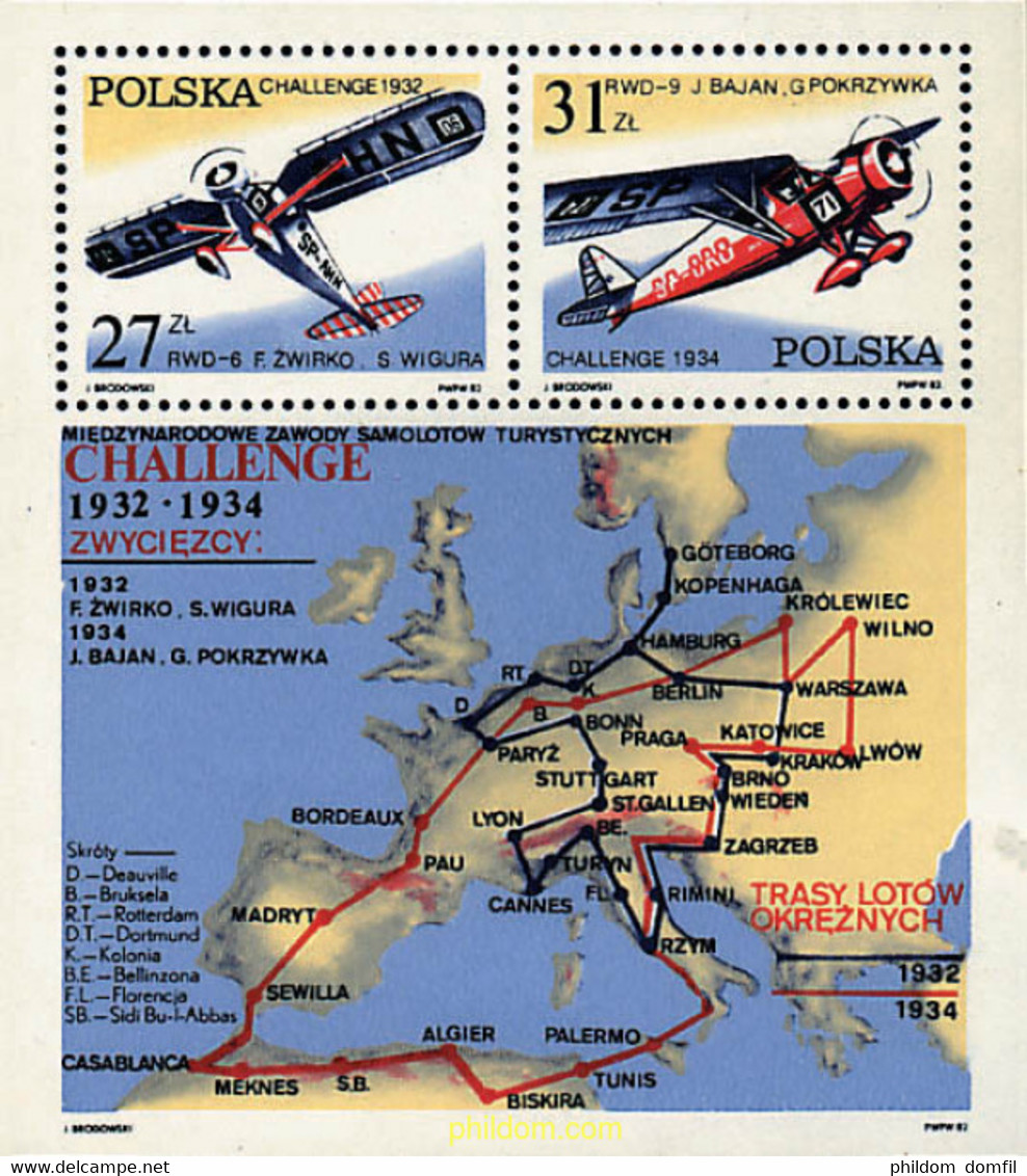 61702 MNH POLONIA 1982 COMMEMORACION DE LAS VICTORIAS POLACAS EN LOS TROF - Unclassified