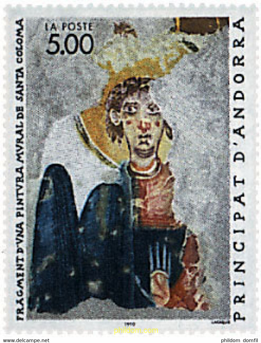 46101 MNH ANDORRA. Admón Francesa 1990 ARTE RELIGIOSO - Collezioni
