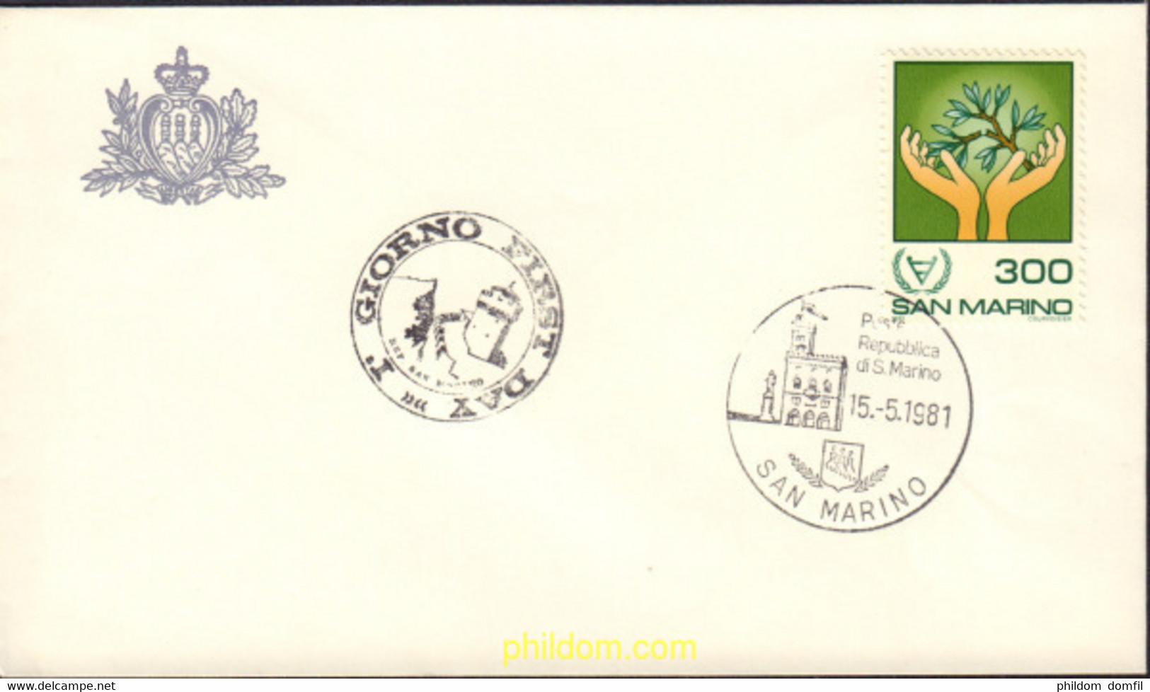 445445 MNH SAN MARINO 1981 AÑO INTERNACIONAL DE LAS PERSONAS DISCAPACITADAS - Used Stamps
