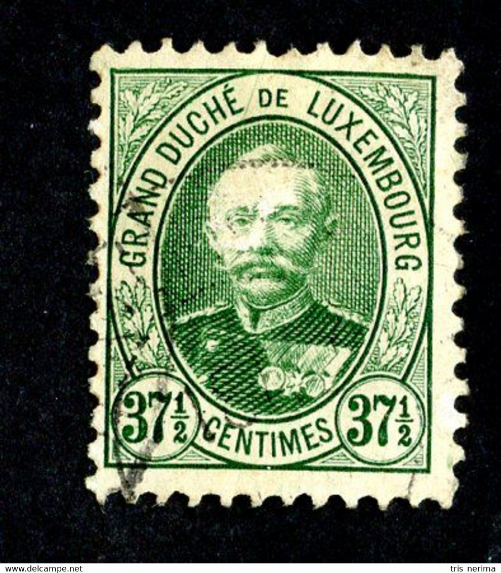 44 Lux 1893 YT 64 O Cat 3.€ (Offers Welcome!) - 1891 Adolphe Voorzijde