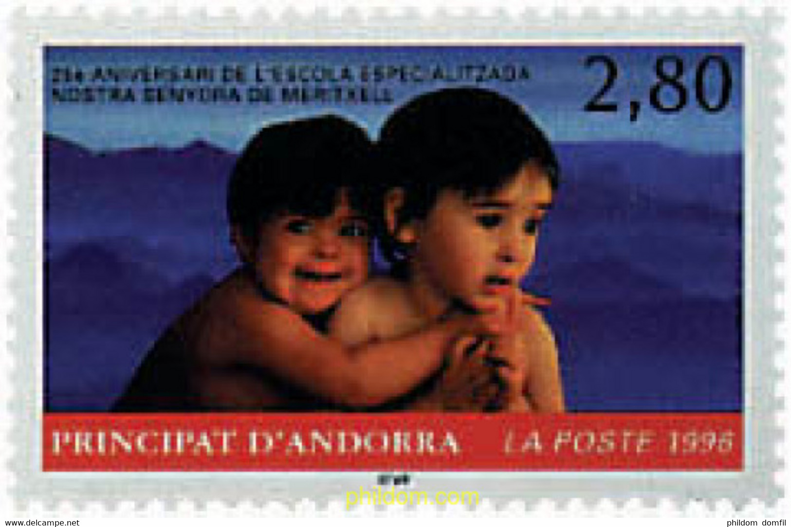 46122 MNH ANDORRA. Admón Francesa 1996 25 ANIVERSARIO DE LA ESCUELA ESPECIALIZADA DE NUESTRA SEÑORA DE MARITXELL - Verzamelingen