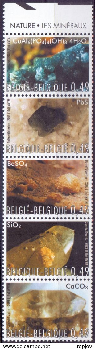 BELQGIQUE - MINERALES - STONES - NATURE - **MNH - 2003 - Minéraux