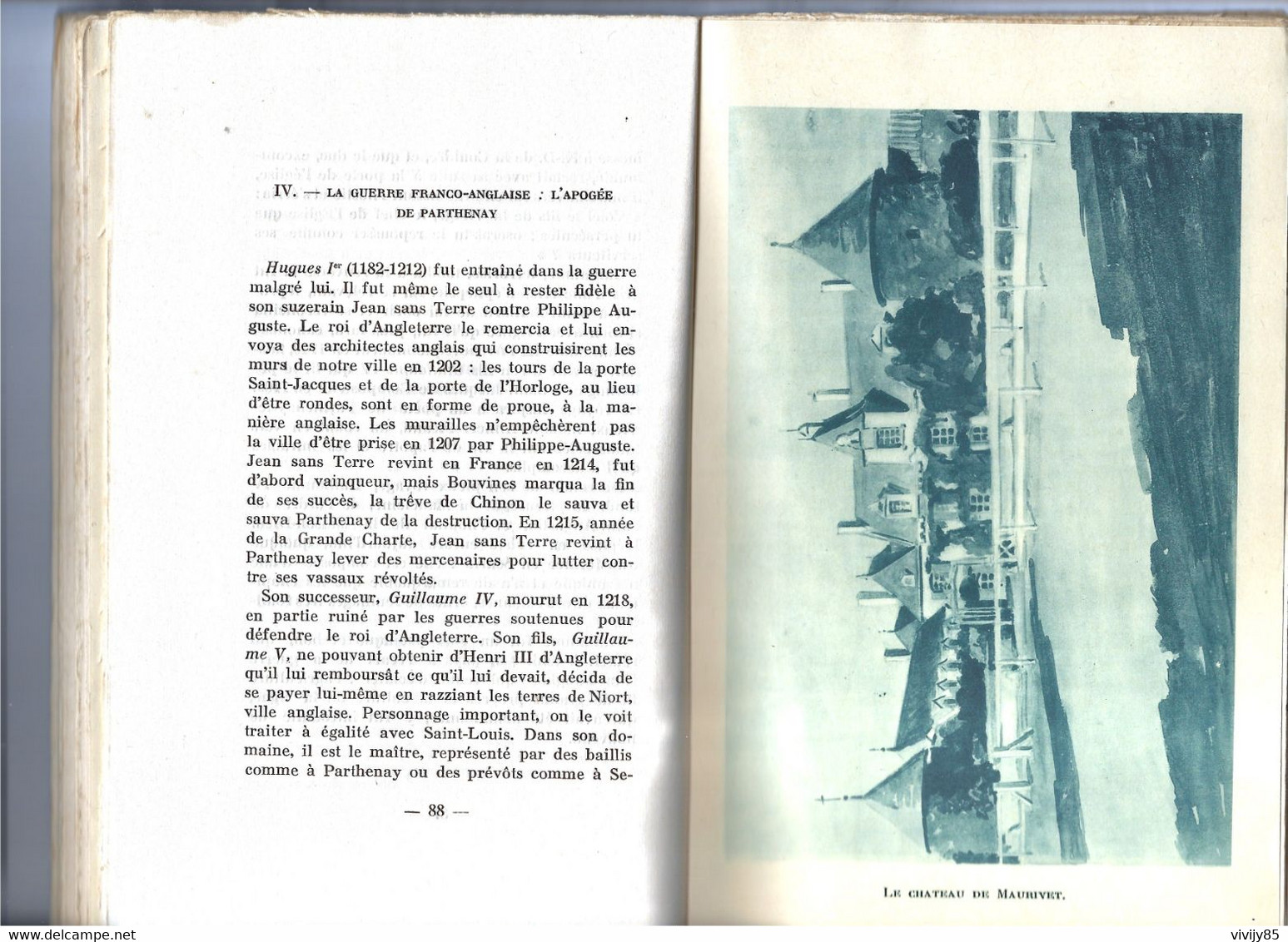 79 - PARTHENAY - Livre Ancien Numéroté De 136 Pages " En Gâtine " De J.R. Colle - 1946 - Edit. Vieux Marais NIORT - Poitou-Charentes