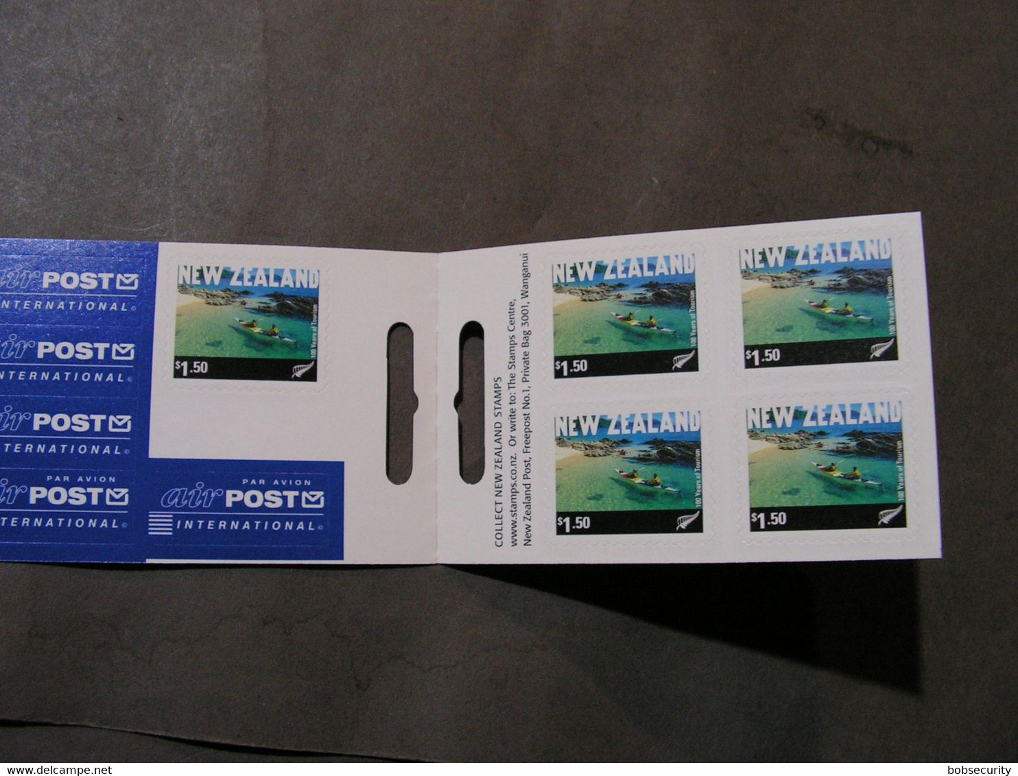 NZ $ 7,50 Booklet - Postzegelboekjes