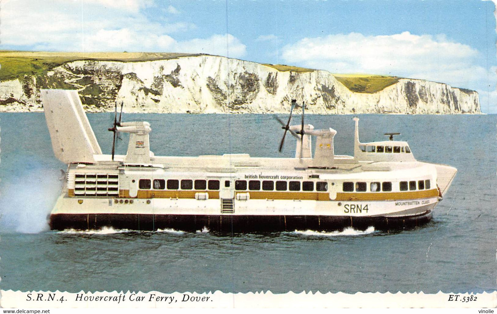 PIE-23-E. 073 : HOVERCRAFT CAR FERRY DOVER - Aéroglisseurs