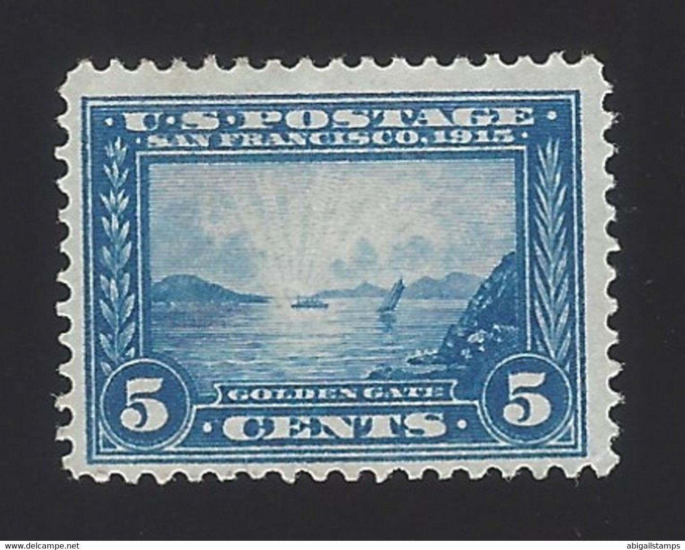 US #399 1913 Blue WMK 190 Perf 12 MNH F-VF SCV $160 - Unused Stamps