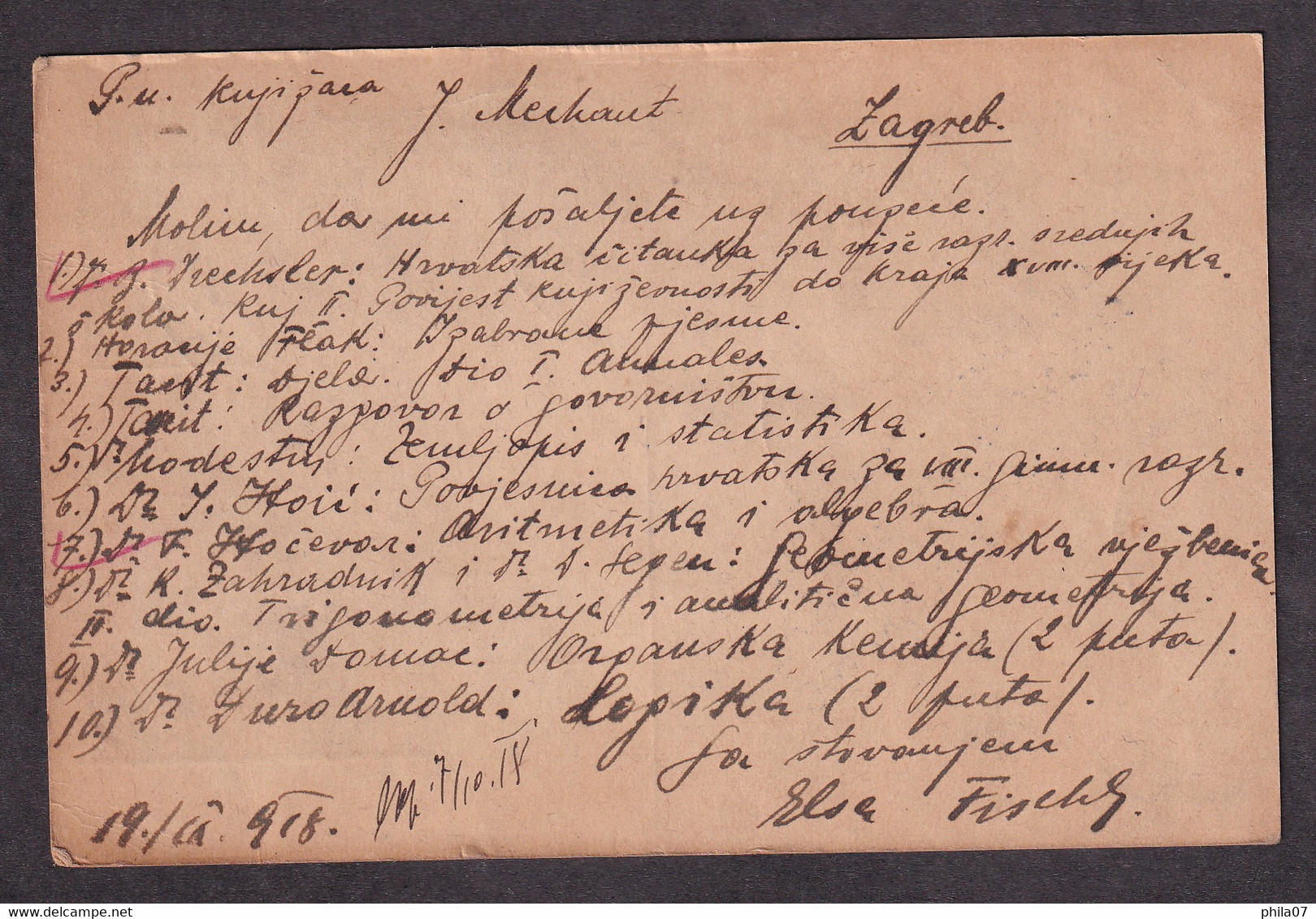 Croatia Until 1918 - Bilingual Stationery Upfranked And Sent By Registered Mail From Pharmacy In Koprivnica To / 2 Scans - Sin Clasificación