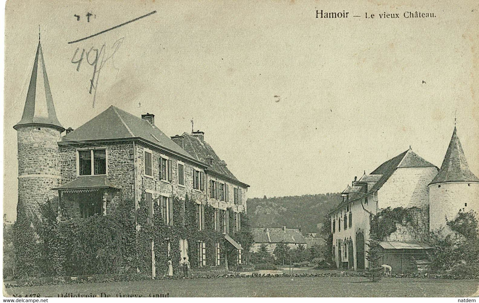 HAMOIR, Le Vieux Château  (pas Vue Habituelle) - Hamoir