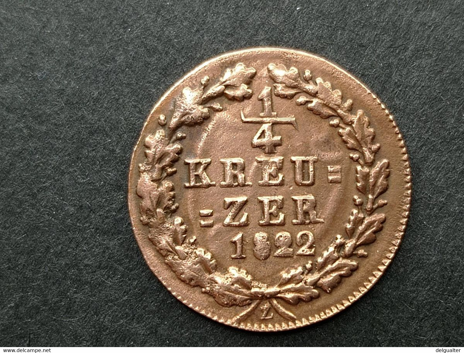 Germany Nassau 1/4 Kreuzer 1822 High Grade With Defect - Small Coins & Other Subdivisions