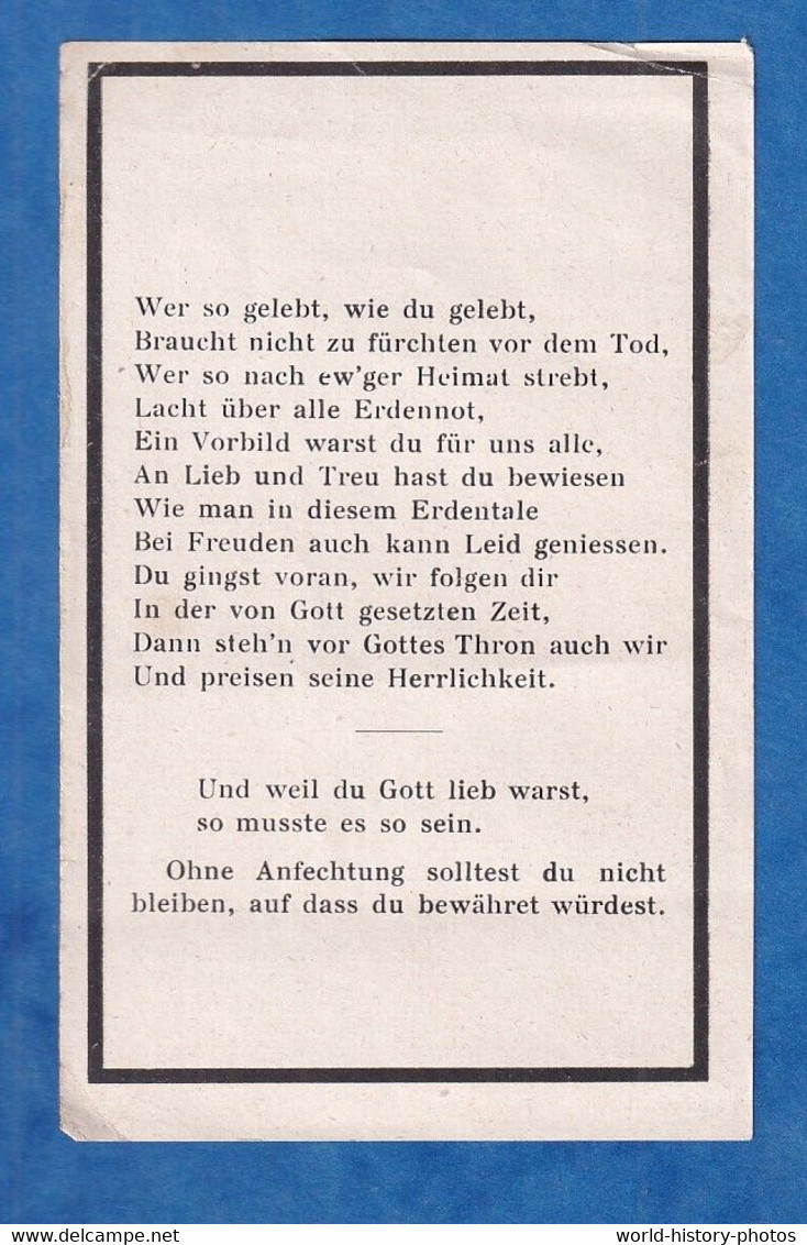 Faire Part De Décés - Josef HEINEN Né à SUFTGEN / Zoufftgen ( Moselle ) - Décédé Le 11 Mars 1944 - Militaire ? WW2 - Décès