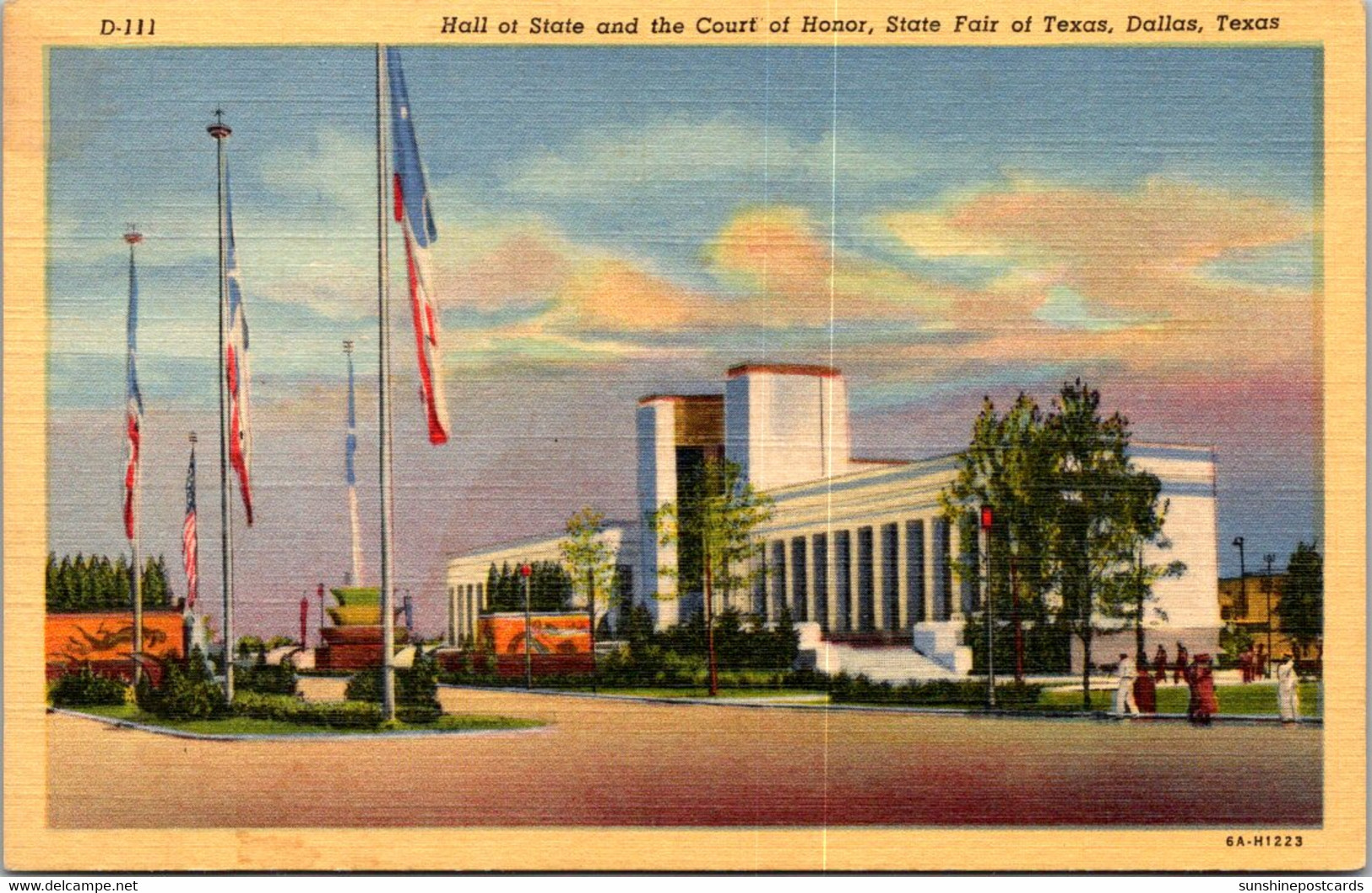 Texas Dallas Texas State Fairgrounds Hall Of State And Court Of Honor Curteich - Dallas