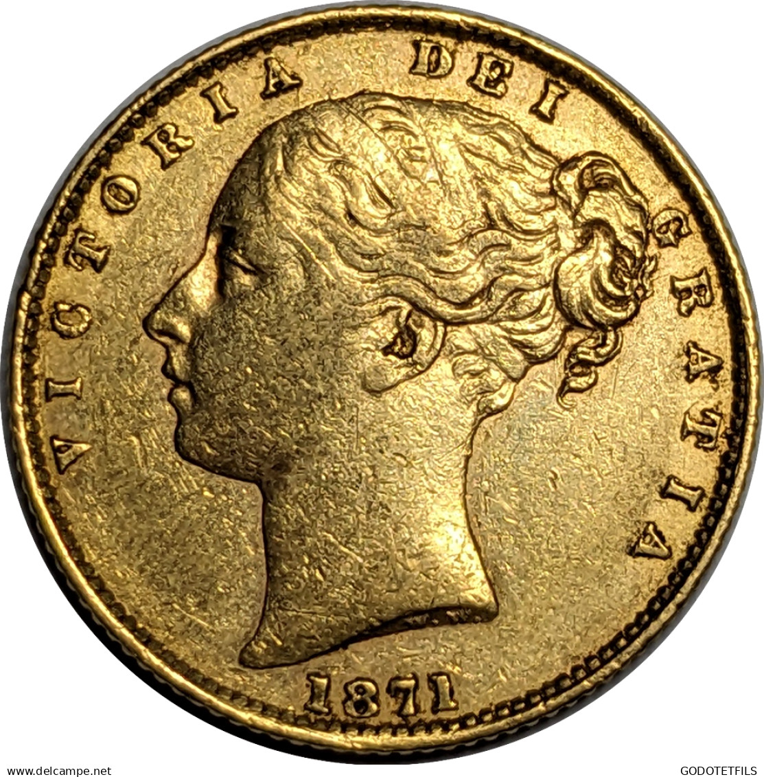 Australie-Souverain Victoria 1871 - Sydney - 1 Sovereign