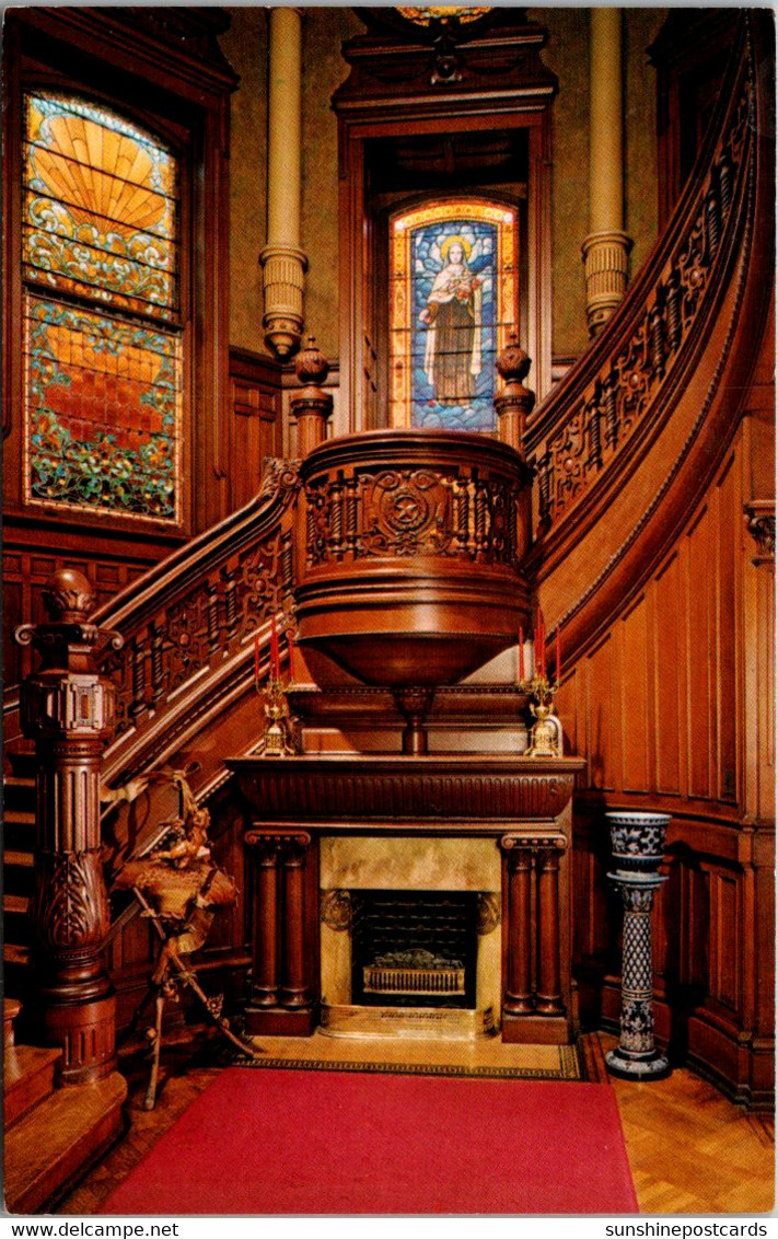 Texas Galveston The Bishop Palace Main Staircase - Galveston