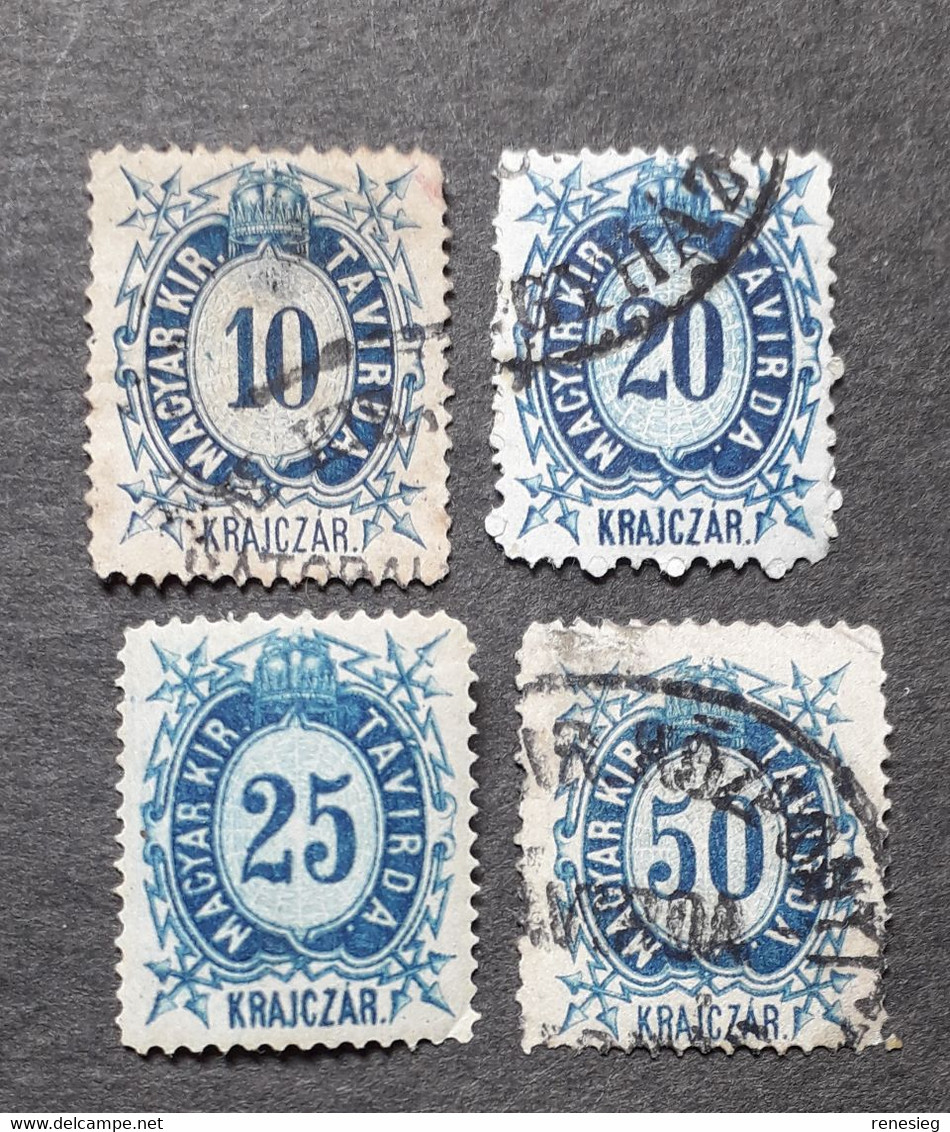 1874, 25Kr MNH + Lot 3T Télégraphe - Telegraaf