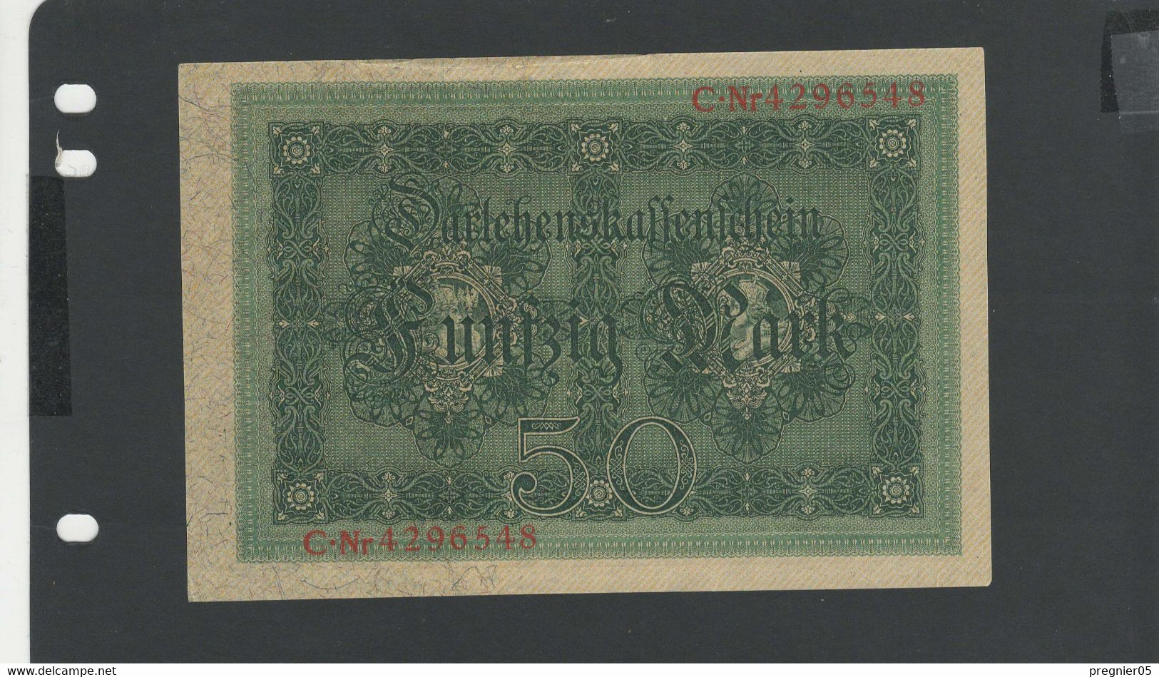 ALLEMAGNE - Billet 50 Mark 1914 SUP/XF Pick-049b § C.4296548 - 50 Mark