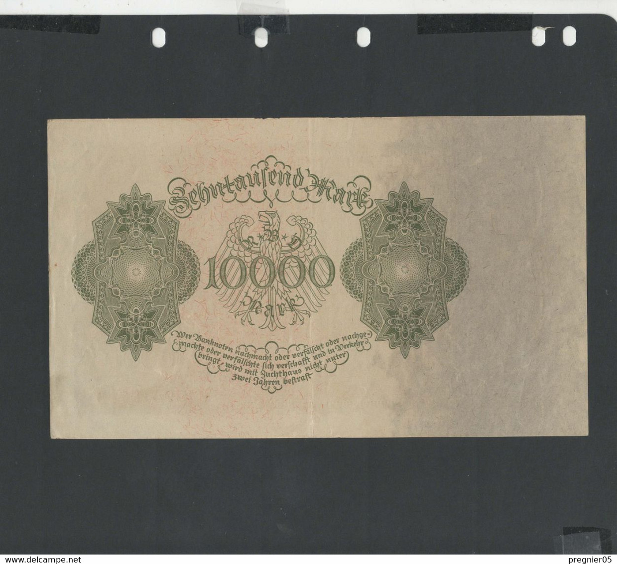 ALLEMAGNE - Billet 10000 Mark 1922 SUP/XF Pick-071 § - 10000 Mark