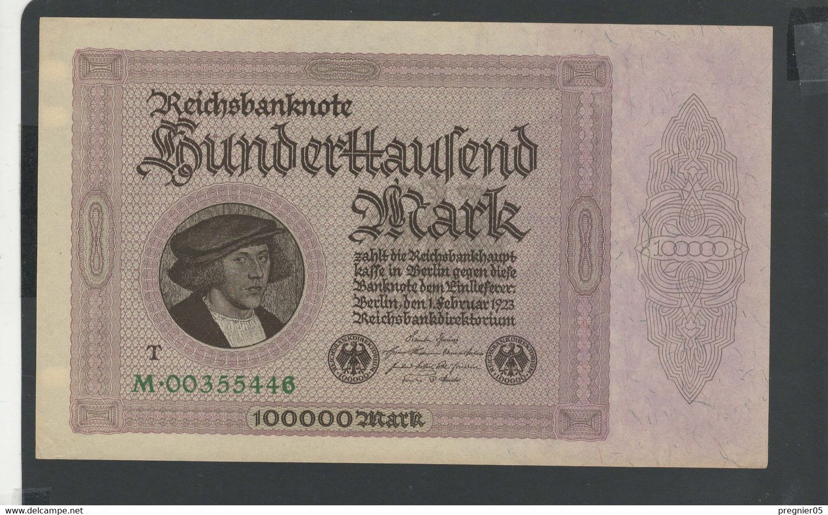 ALLEMAGNE - Billet 100000 Mark 1923 PrNEUF/AUNC Pick-083c - 100000 Mark