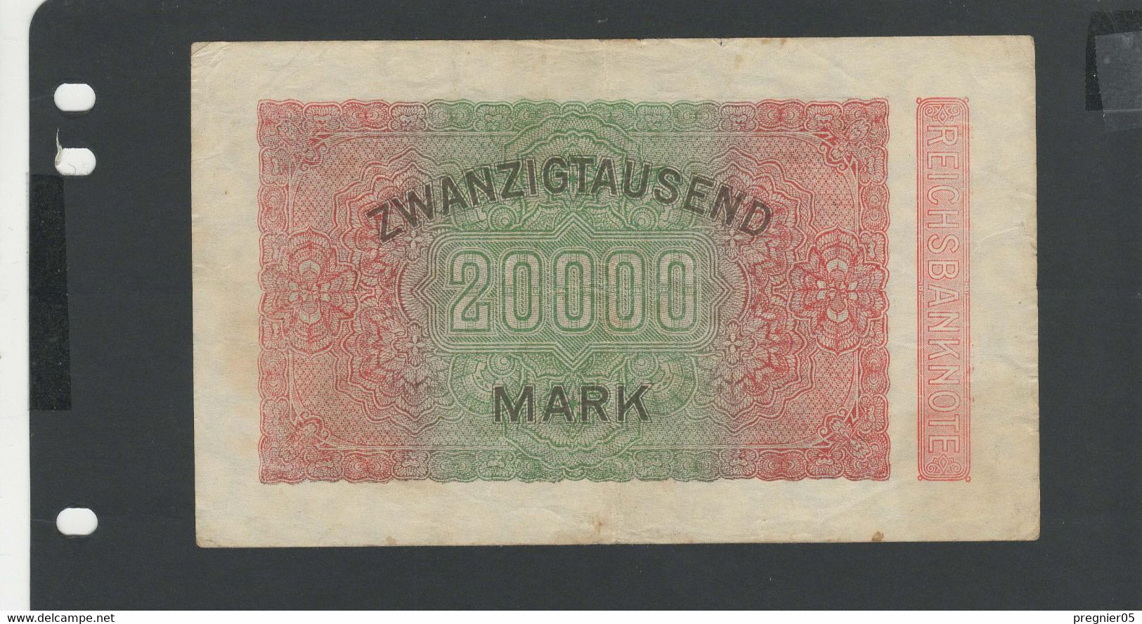 ALLEMAGNE - Billet 20000 Mark 1923 TTB/VF Pick-085 - 20.000 Mark