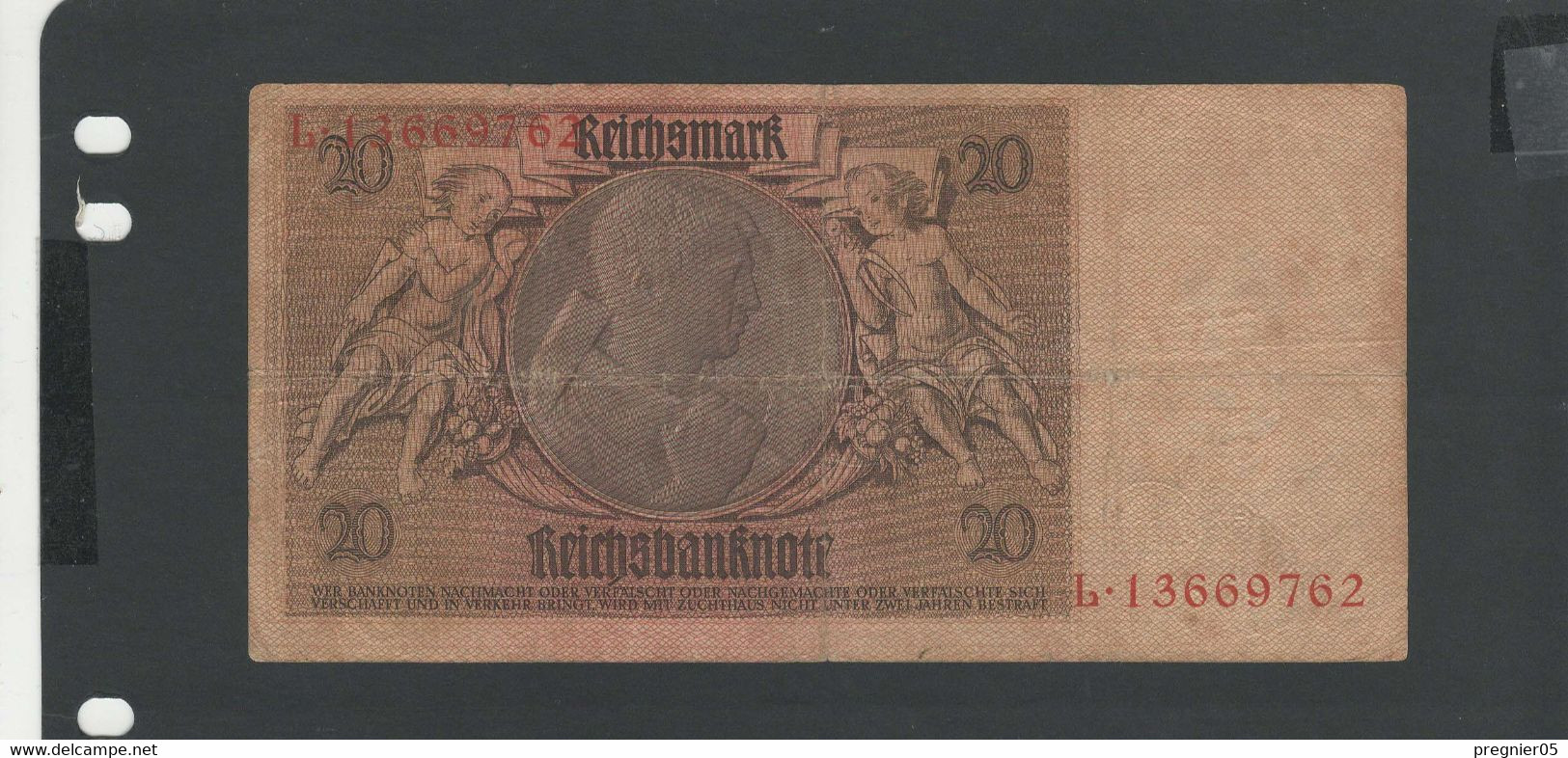 ALLEMAGNE - Billet 20 Mark 1929 TB/F Pick-181 - 20 Mark