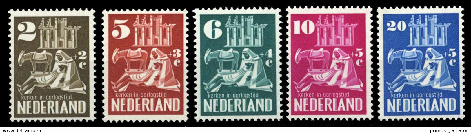 1950, Niederlande, 558-62, ** - Other & Unclassified
