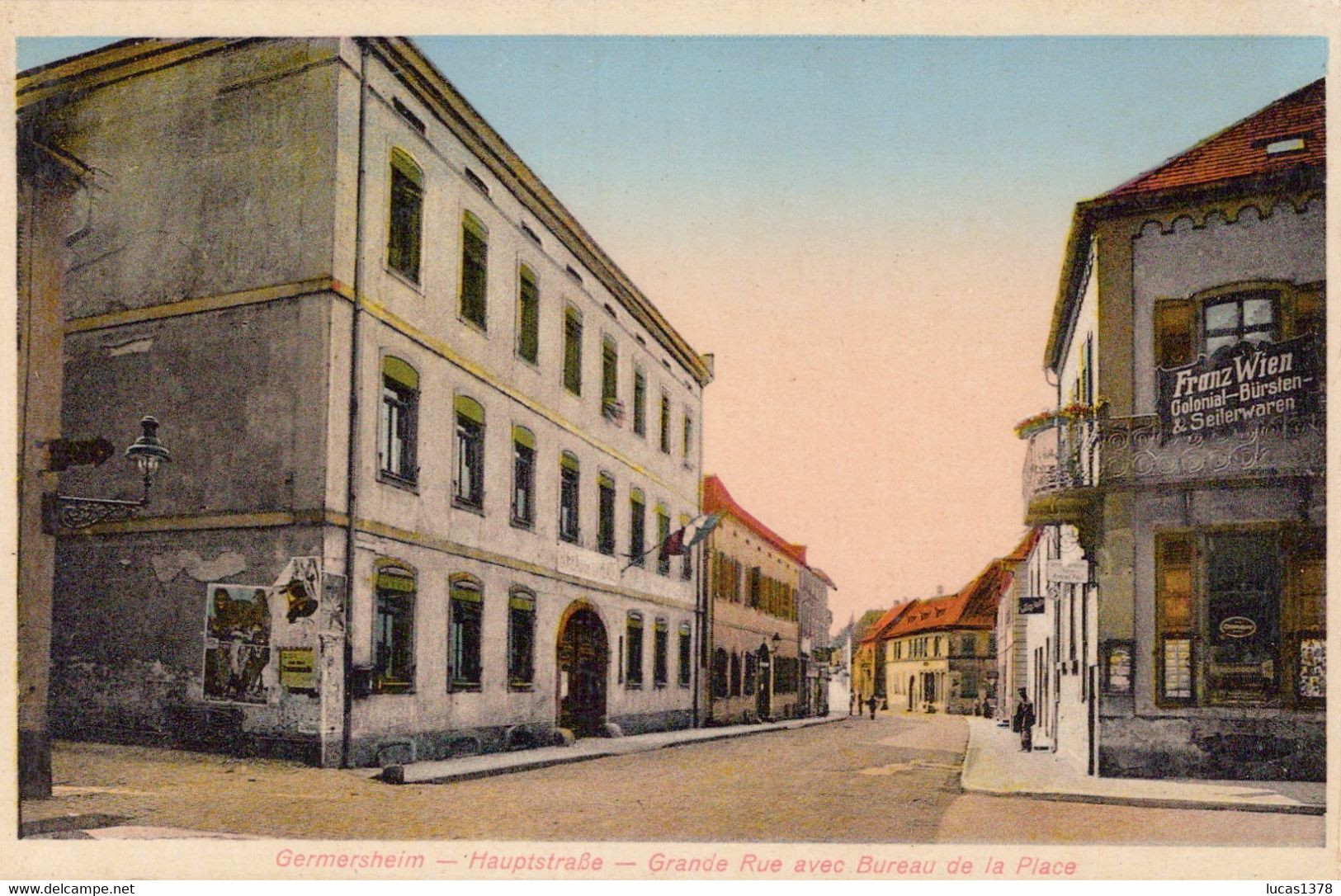 GERMERSHEIM / GRANDE RUE / BUREAU DE POSTE - Germersheim