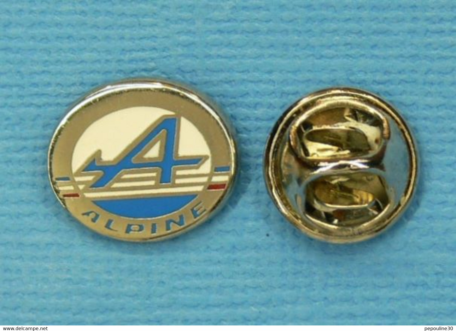 1 PIN'S //  ** LOGO / ALPINE / 4ème CHAMPIONNAT DU MONDE DES CONSTRUCTEURS F1 2022 ** . (Courtois Paris) - F1