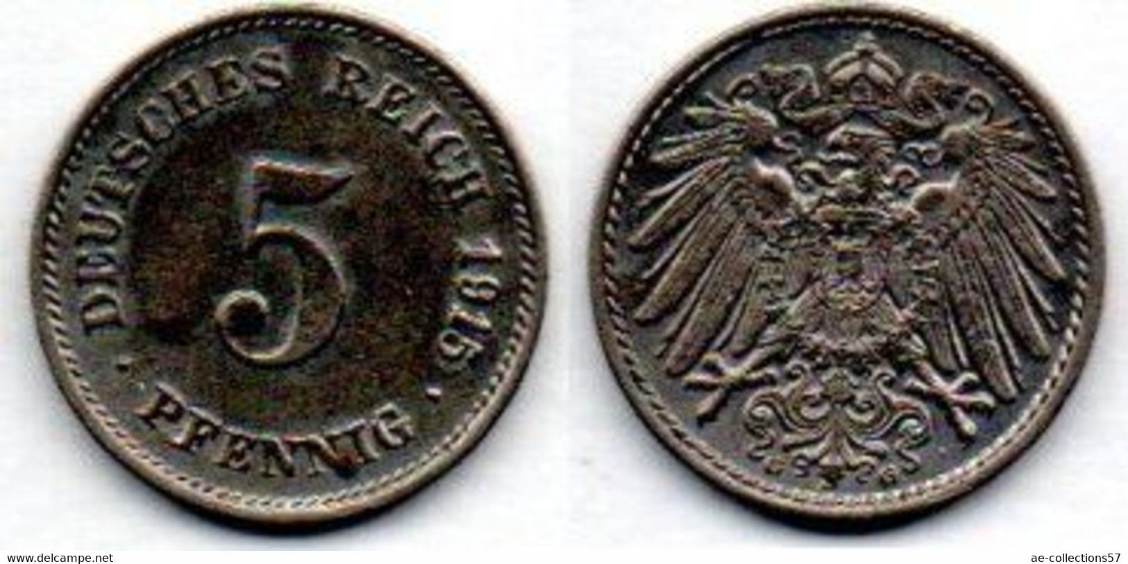 MA 18863  / Allemagne - Deutschland - Germany 5 Pfennig 1915 G SUP - 5 Pfennig